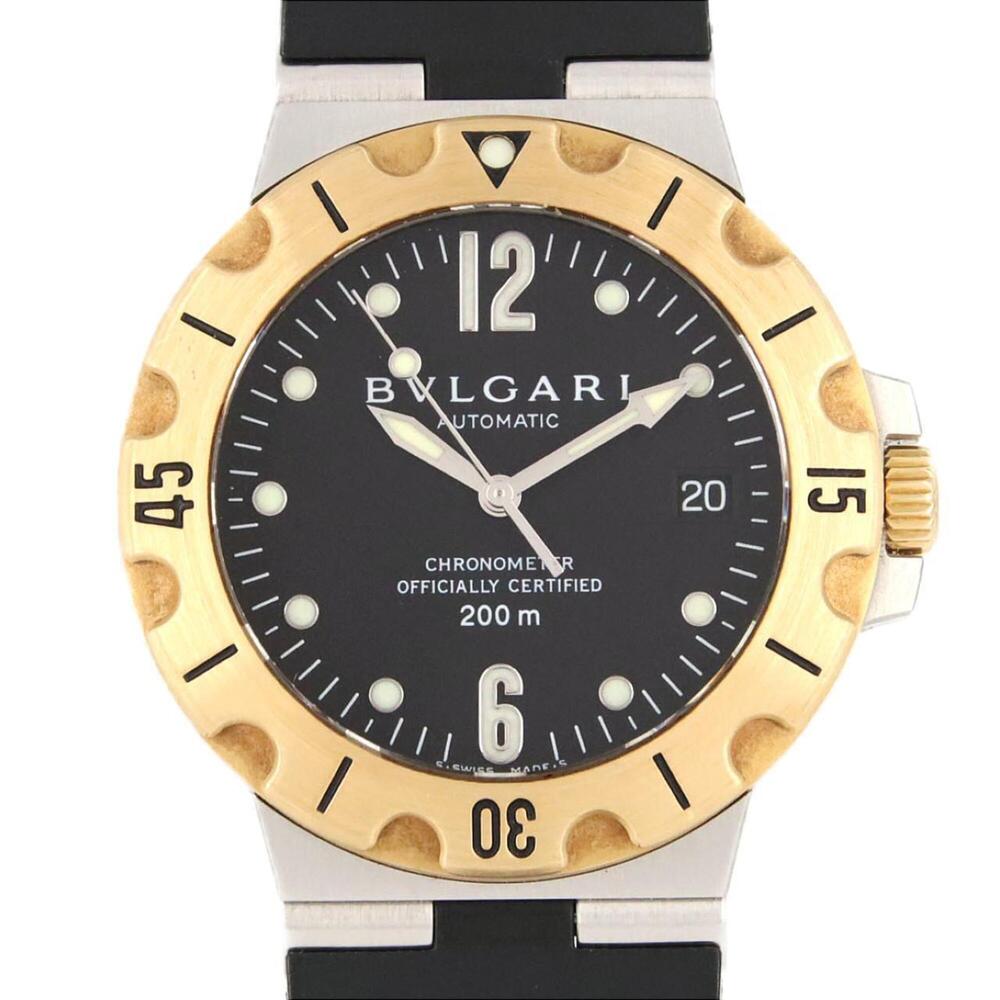 Bulgari Diagono Scuba SD38SGVD SSxYG Automatic Watch